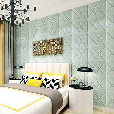 

JPGIF New PE Foam 3D Wallpaper DIY Wall Stickers Wall Decor Embossed Brick Stone A