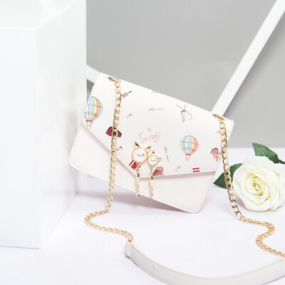 

In summer ins single-shouldered girl slanted a bag on the chain of students&the fashion is fresh&fresh