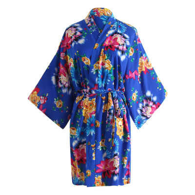 

Toponeto Women Sexy Print Blossom Kimono Dressing Gown Bath Robe Lingerie Nightdress