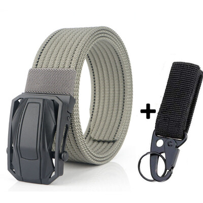 

High Quality Military Equipment Canvas Belt For Men Tactical Designer Jeans Belt Nylon Strap Sports Car Design Buckle Waist Belt