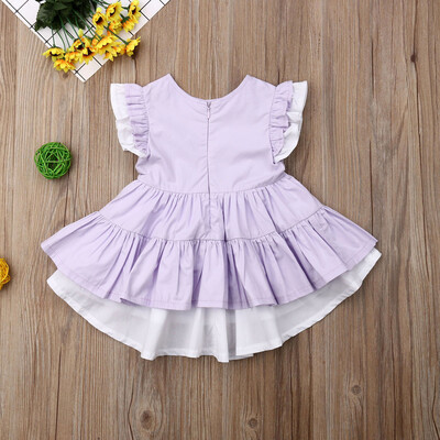 

Cute Newborn Kid Baby Girl Princess Party Pageant Gown Tutu Formal Dress Clothes