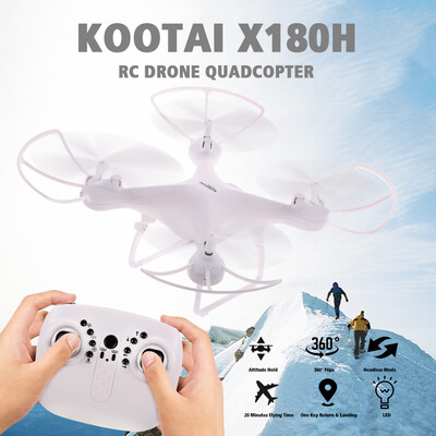 

KOOTAI X180H 20mins Flight Drone Altitude Hold One Key Return RC Drone Quadcopter Kids Gift Toy