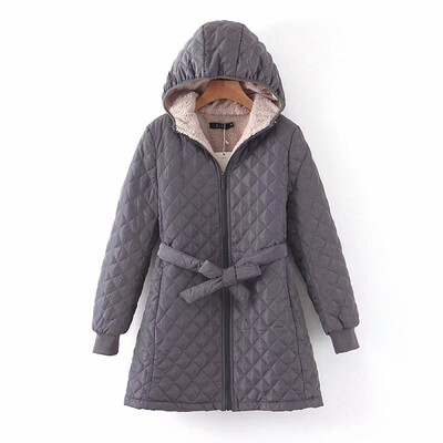 

Toponeto Womens Regular Cotton Suit Plus Zipper Zipper Solid Color Warm Jacket