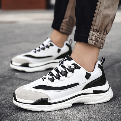 

Hong Kong style retro chic sports&leisure travel running Korean version of the trend of mens shoes winter net red Korean wind wild tide shoes