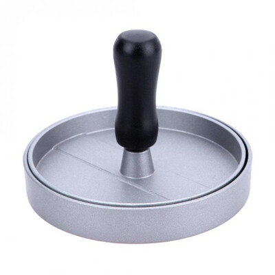 

Round Shape Hamburger Press Aluminum Alloy Meat Beef Grill Burger Patty Maker Mold