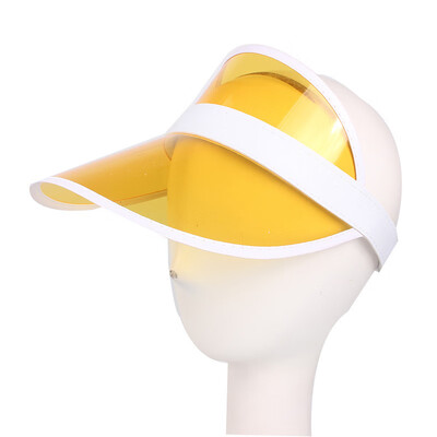 

Summer PVC Sun Visor Hat Headband Cap UV Protection Transparent Outdoor Hiking