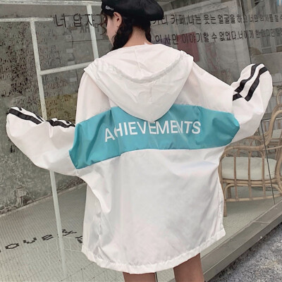 

windbreaker Jacket Women BF Coat Oversize Jacket Basic Coat Autumn Loose plus size female Harajuku Bomber Jacket Studens