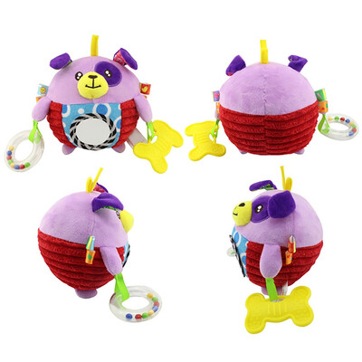 

Siaonvr Plush Animal Toy Wind Chime Spiral Bed Cart Accessories Children Baby Car Pendan