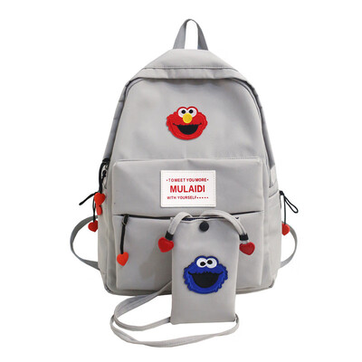 

Ancient book bag Korean version of junior high school students campus backpack ins style simple 100 fresh shoulder bags