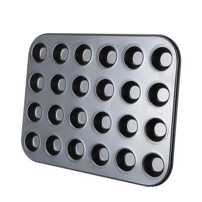 

24 Cups Mini Muffin Cupcake Mold Non Stick Baking Pan Tray Bakeware Tools
