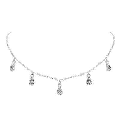 

New Fashion Trendy Jewelry Full Rhinestone Star Chain Link Layer Necklace Gift For Women Girl