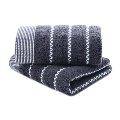 

Wave Cross Stripe Face Towels Water Absorbsent Towels Extra Soft Full Cotton Washing Clearance