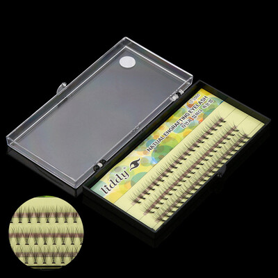 

〖Follure〗Individual False Eye Lashes 6D Wave Mink 007 C Black Silk Eyelashes Extension