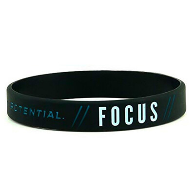 

1 pc Success Focus And Create Motivational Silicone Wristbands