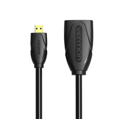 

VENTION Micro HD Cable Micro Male to Female 1080P HD Converter Cable Extension Cable for Tablet PC 1m