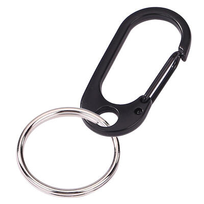 

Outdoor Camping Zinc Alloy Carabiner Snap Hook Keychain Survival Travel Kit