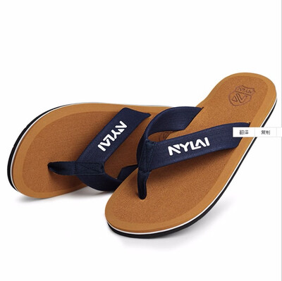 

Summer 2019 Beckham with oversized mens flip flops beach non-slip slippers wholesale