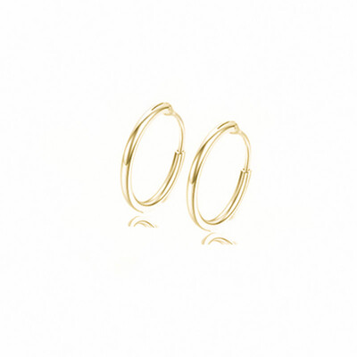 

E079 Punk Style Hoop Earring For Women Men Hiphop Small Circle Earrings Statement Ear Jewelry Cool Accessories Gift Wholesale