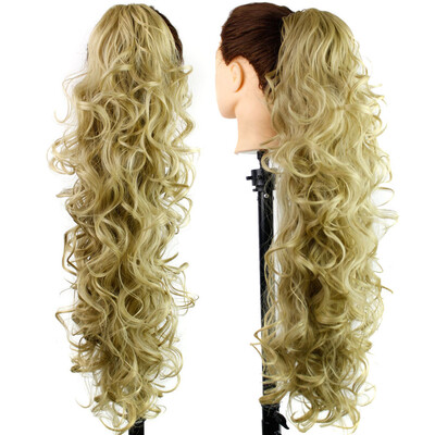 

Gobestart Long Clip-in Curly Claw Jaw Ponytail Clip In Hair Extensions Wavy Hairpiece