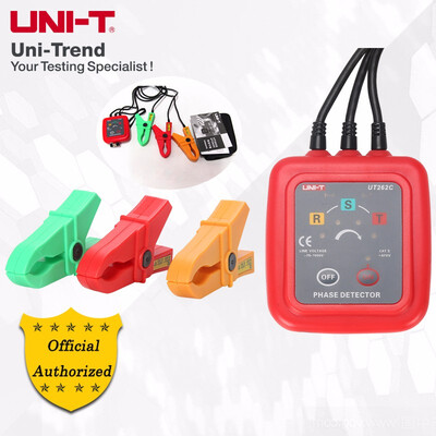 

UNI-T UT262A Non-Contact 3 Phase Sequence Rotation Detector Indicator LED Display Buzzer