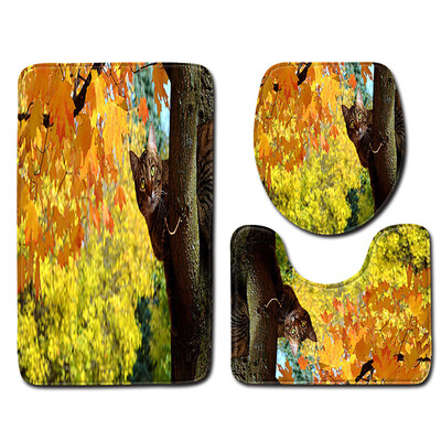 

〖Follure〗3pcs Non-Slip Bath Mat Bathroom Kitchen Carpet Doormats Decor