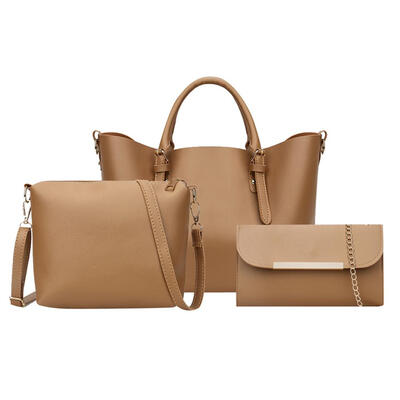 

3pcsSet Women Shoulder Bag Leather Chain Crossbody Messenger Tote Handbags
