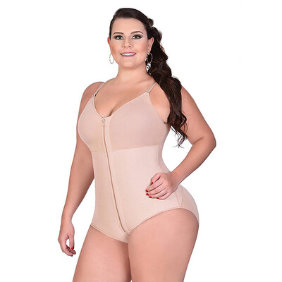 

〖Follure〗Women Seamless Firm Control Shapewear Faja Open Bust Bodysuit Body Shaper