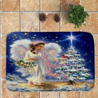 

〖Follure〗Merry Christmas Welcome Doormats Indoor Home Carpets Decor 40x60CM