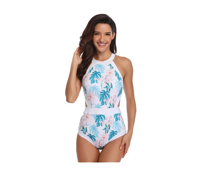 

Womans Sexy Bikini Ruffled Bandage One Piece Swimsuit