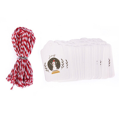 

Decorative Merry Christmas Paper Tags Gift Tags Label Hanging Cards Diy Craft Party Supplies Hanging Ornaments