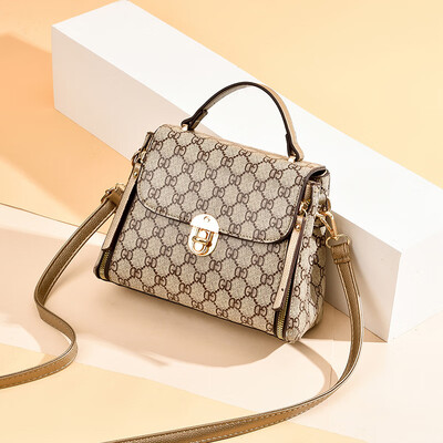 

New Little Girl Trendy Fashion on ins Slant Single Shoulder Bag Fashion Handbag for Middle-aged Women