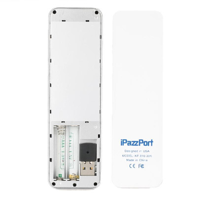 

iPazzPort 24G RF Mini Wireless Keyboard Handheld Remote Control for Fire Android Smart TVHTPCMulti-Media Entertainment KP-810-3