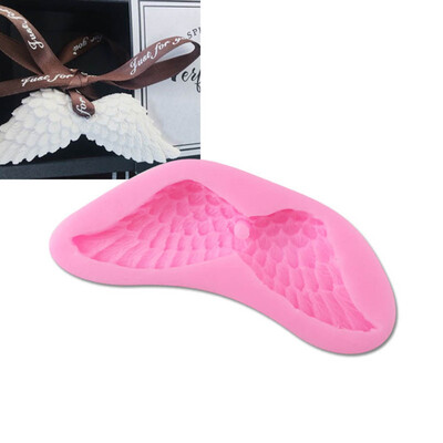 

Angel Wings Lollipop Heart Silicone Mold 3D Wing Shaped Diy Cake Mold Cupcake Decoration Tool