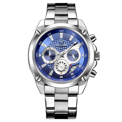 

Cadisen C9053 Fashion Men Steel Band Multifunction Quartz Movement Watch