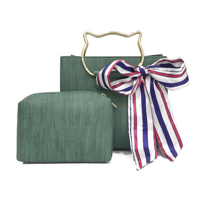 

Tailored 2Pcs Girls Women Retro Female Simple Bag Crossbody Shoulder Bag Handbag