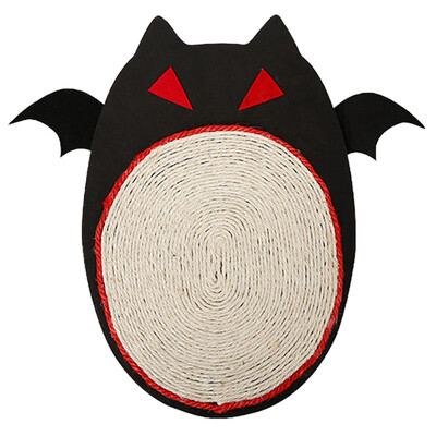 

Cat Scratching Mat Natural Sisal Halloween Bat Scratch Pad Pet Toy Home Furniture Protection