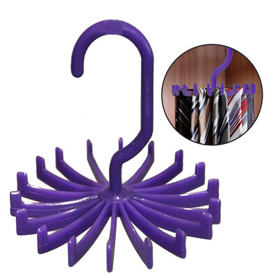 

〖Follure〗Rotating Tie Rack Adjustable Tie Hanger Holds 20 Neck Ties Tie Organizer For Men