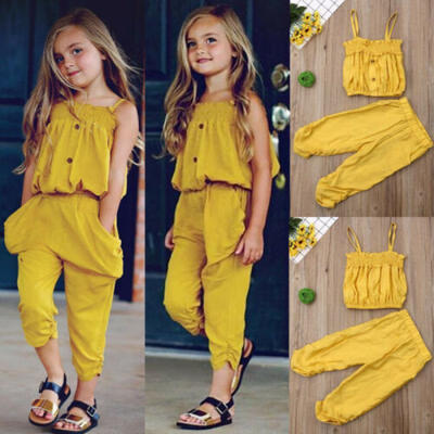 

2Pcs Newborn Toddler Infant Baby Girl Clothes T-shirt TopsLong Pant Outfits Set