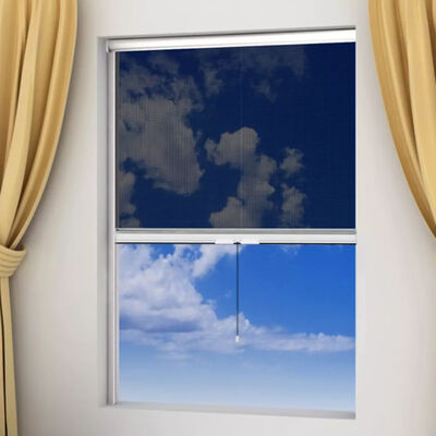 

White Roll Down Insect Screen for Windows 315"x669"