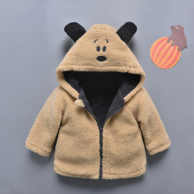 

Baby Infant Girls Boys Autumn Winter Hooded Coat Cloak Jacket Thick Warm Clothes
