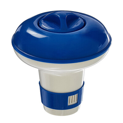 

Siaonvr 5 inch Deluxe Large Blue&White Floating Swimming Pool Chlorine Dispenser