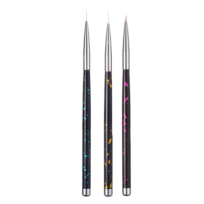 

〖Follure〗3pcs Professional Nail Art Drawing Painting Pen Brush Detailer Liner Brush