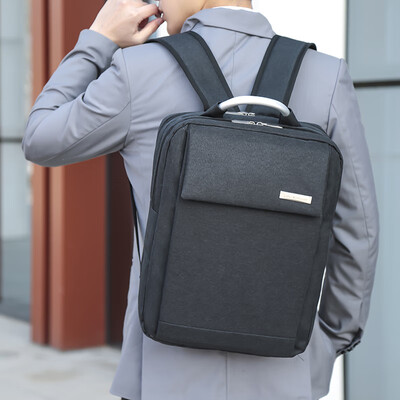 

Fashionable&simple mens business double-shoulder bag computer bag multi-function casual college students can customize LOGO