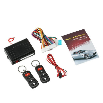 

12V Universal Remote Central Control Box Kit Car Door Lock Keyless Entry System with Trunk Release Button
