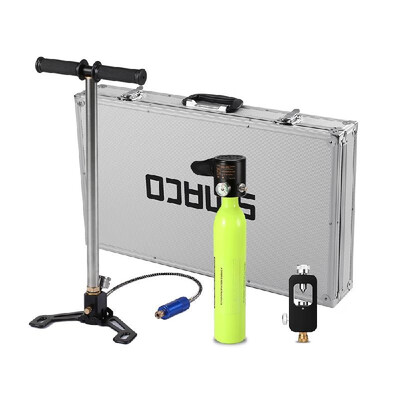 

05L Diving Oxygen Tank Scuba Respirator Refill Adapter High Pressure Air Pump Diving Mask with Alloy Case