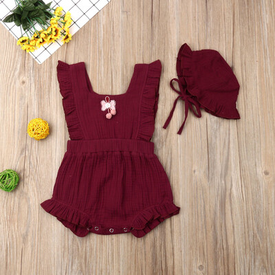 

Newborn Infant Baby Girl Clothes Jumpsuit Romper Bodysuit Playsuit Outfit Set