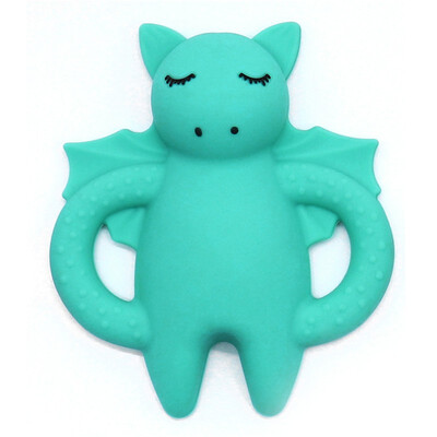 

FDA Approved BPA Free Dragon Shape Infant Kid Baby Silicone Chew Necklace Teething Sensory ToyPendants Baby Teether