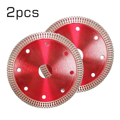 

2Pcs 110mm Super Thin Diamond Ceramic Saw Blade Porcelain Tile Marble Stone Cut