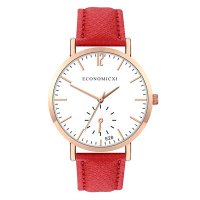 

RM Fashion Simple Belt Watch Single Digital Fake SIngle Eye Female Quartz Watch