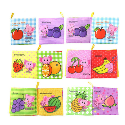 

〖Follure〗New Soft Cloth Baby Intelligence Development Learn Picture Cognize Book
